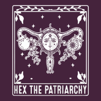 Womens Hex The Patriarchy Uterus Tarot Card Halloween Feminist T Shirt Classic Tee | Teevron