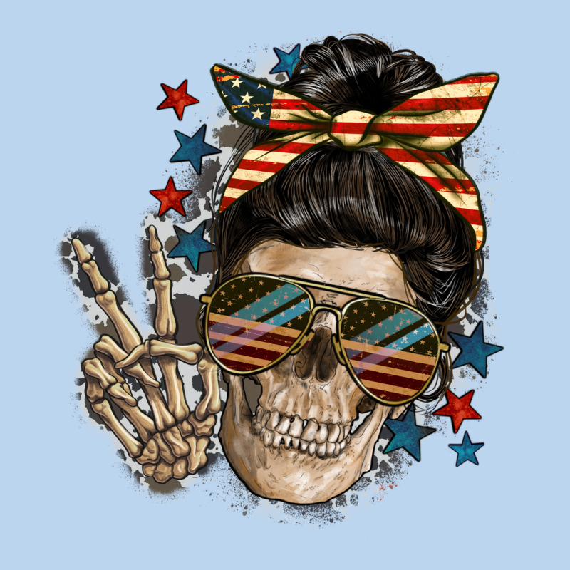 American Mother Skull Mother's Day Classic Tee by FaDigitalArtStudio | Teevron