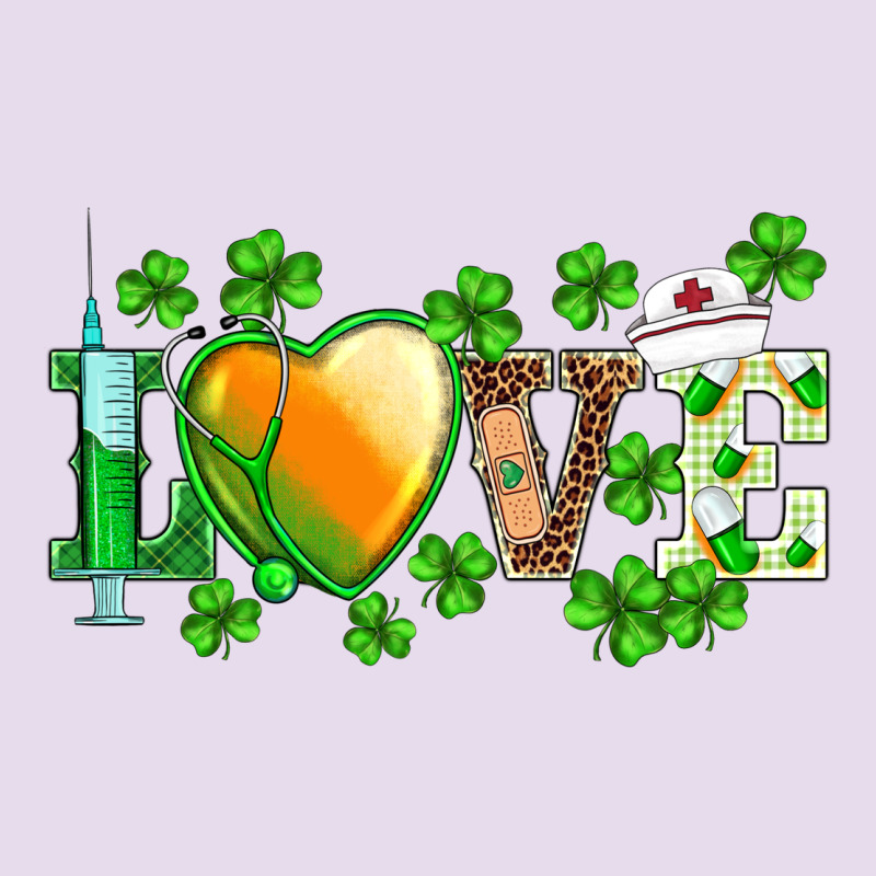 St.patrick's Nurse Love Heart Stethoscope Premium Hoodie by BarkalooDesign | Teevron