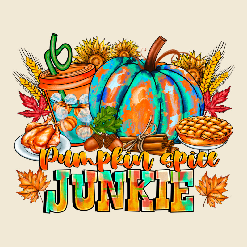 Pumpkin Spice Junkie Premium Tee by CowhideDigitalArt | Teevron