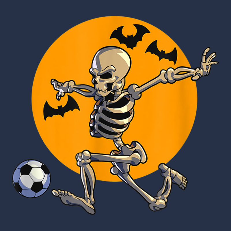 Skeleton Soccer Player Funny Halloween Blood Moon Premium Hoodie by DesignPulse | Teevron