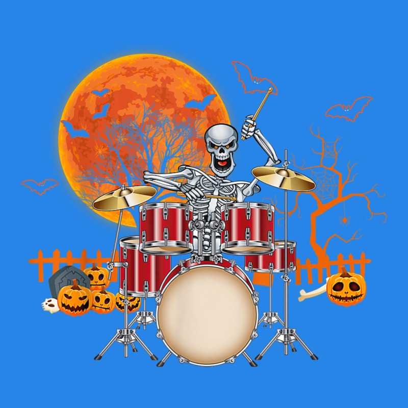 Skeleton Drummer Halloween Costume Playing Drums Mens Boys Premium Hoodie by DesignPulse | Teevron
