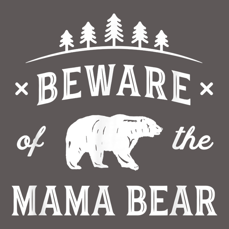 Beware Mama Bear Mom Protect Strong Mother Graphic Clip Art T Shirt Premium Hoodie by DesignPulse | Teevron