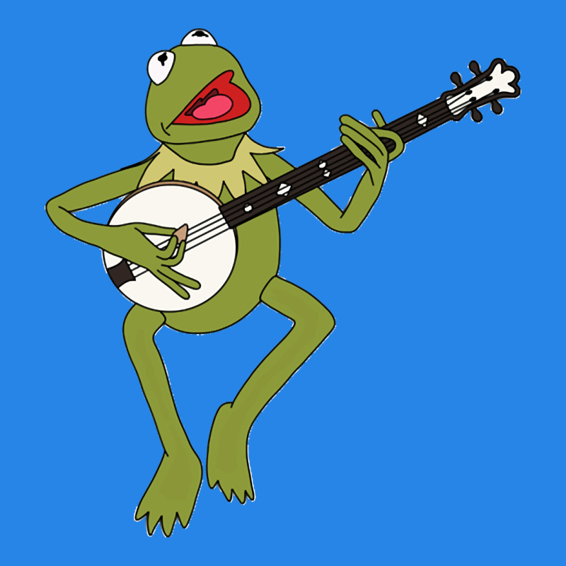 Kermit Playing The Banjo Classic Premium Hoodie by DesignPulse | Teevron