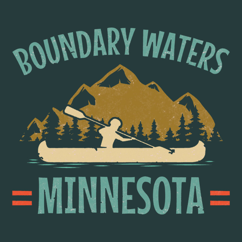 Retro Boundary Waters Canoe Minnesota Premium Hoodie by DesignPulse | Teevron