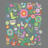 Cute Birds T  Shirt Birds And Blooms   Cute Floral Pattern By Cecca De Premium Hoodie | Teevron