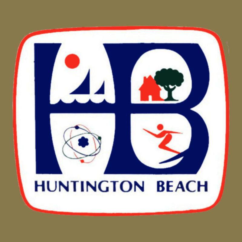Coat Of Arms Of Huntington Beach Premium Hoodie by PixelWave | Teevron