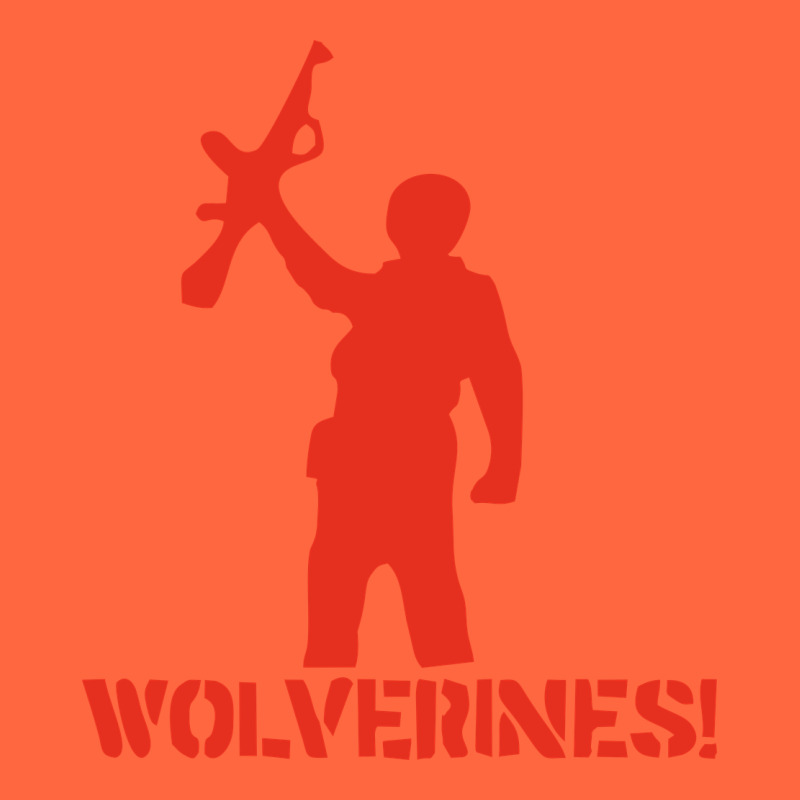 Red Dawn Wolverines Premium Hoodie by PixelWave | Teevron