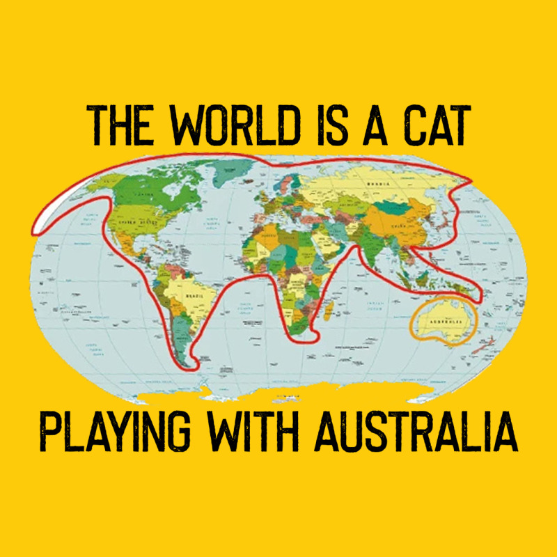 The World Is A Cat Playing With Australia 2020 Shirt Premium Hoodie by PixelWave | Teevron