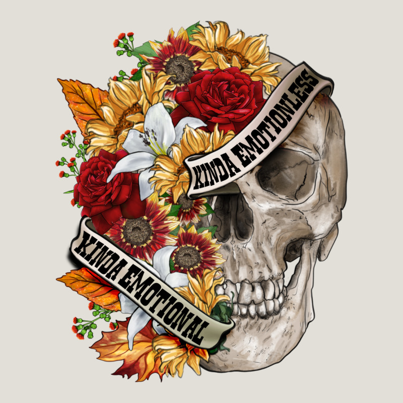 Skull Kinda Emotionless Kinda Emotional Heavy Core Tee by FaDigitalArtStudio | Teevron
