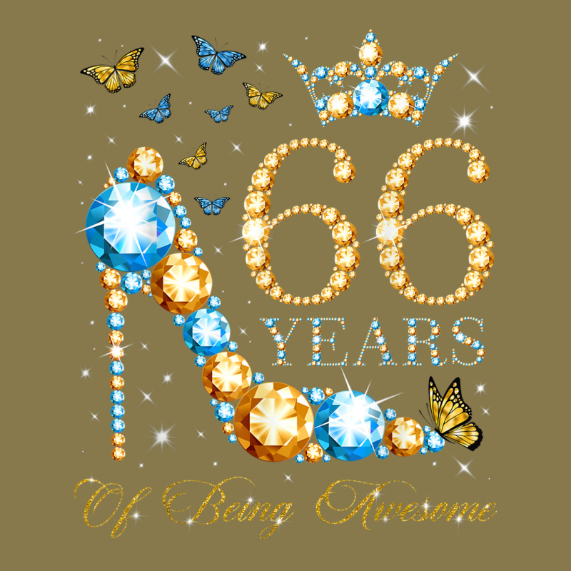 66th Birthday 66 Years Of Being Awesome 66 Years Old Woman Premium Hoodie by PixelWave | Teevron