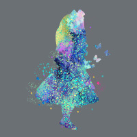 Watercolor Splatter Alice In Wonderland T Shirt Design Premium Hoodie | Teevron