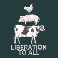 Liberation To All Vegan Vegetarian Food Animal Love Premium Hoodie | Teevron