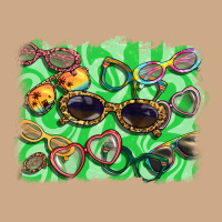 Sunglasses Background Vintage Hoodie | Teevron
