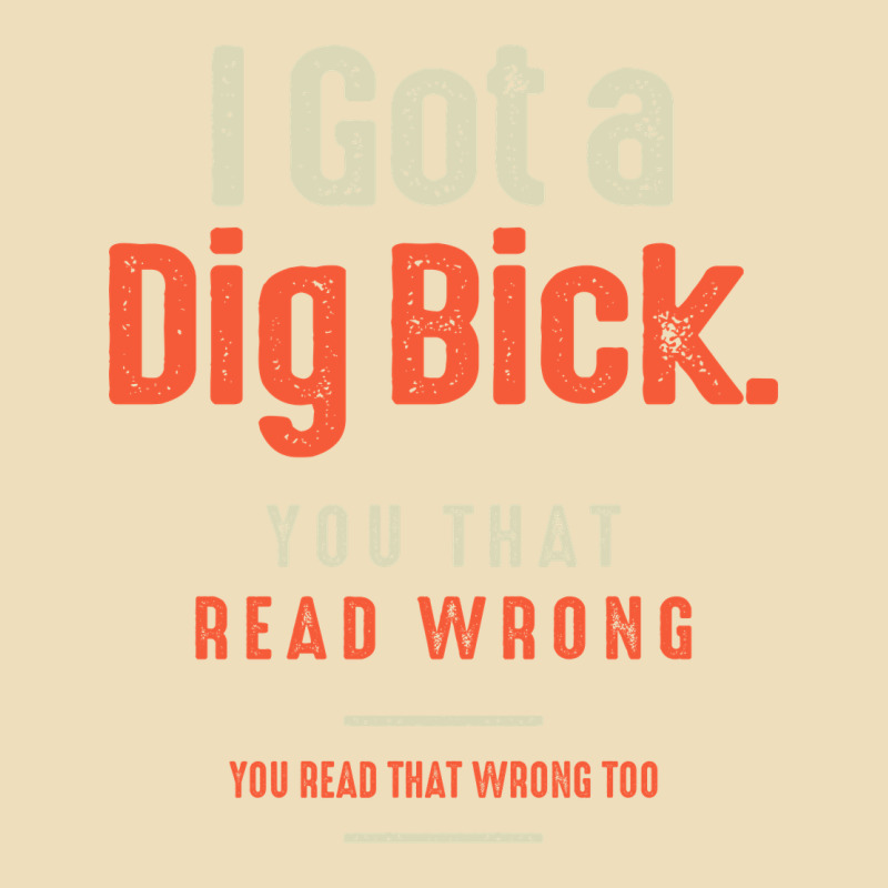 I Got A Dig Bick Funny Sarcastic Humor Premium Hoodie by Craftify | Teevron