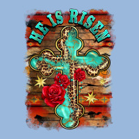 He Is Risen Cross With Roses Background Premium Hoodie | Teevron