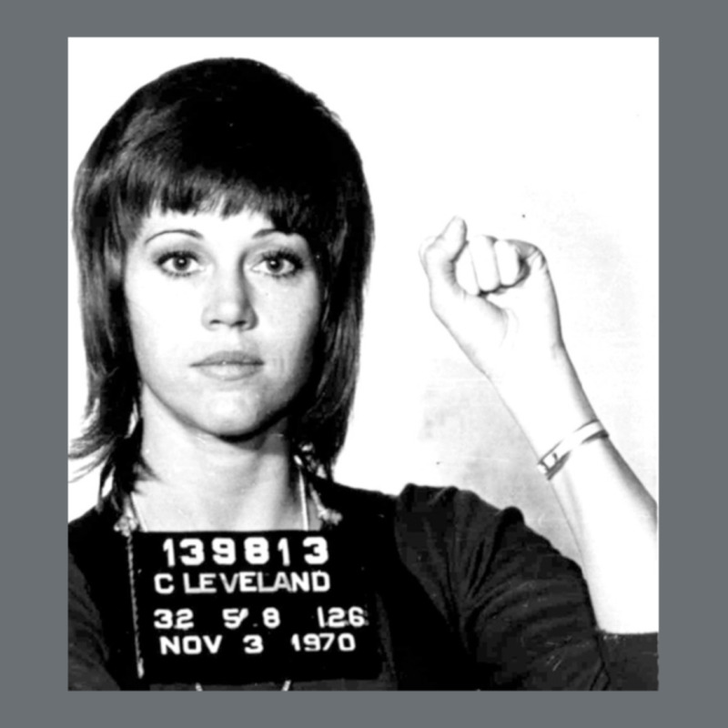 Jane Fonda Mugshot Gift Premium Hoodie by Craftify | Teevron