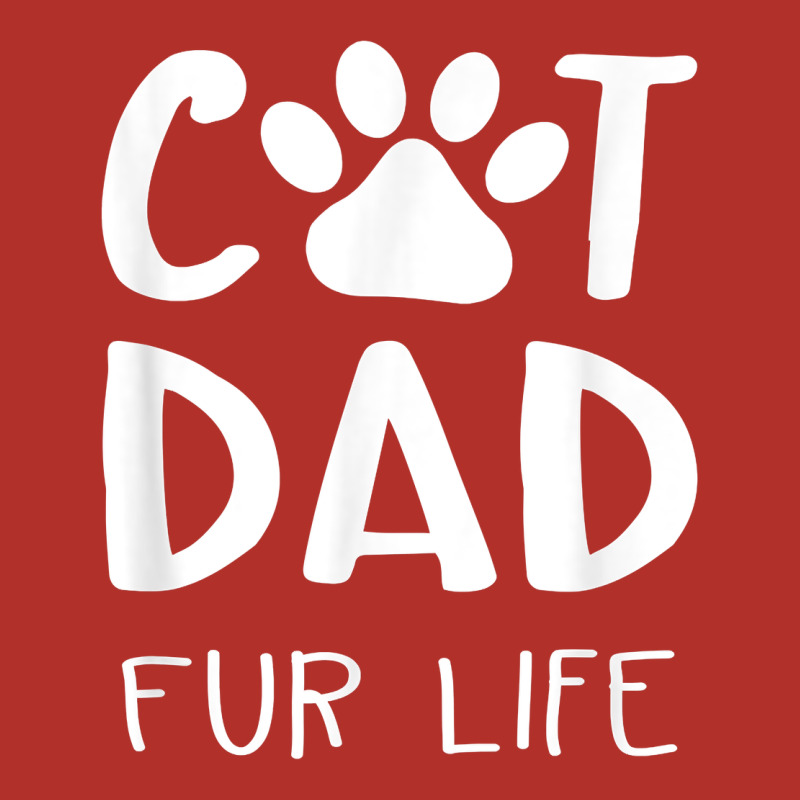 Funny Cat Dad Fathers Day Gift Shirt Fur Life Cat Tee Premium Hoodie by InspiraDesign | Teevron