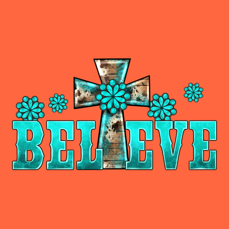 Western Turquoise's Gemstones Cross Believe Premium Hoodie by BarkalooDesign | Teevron