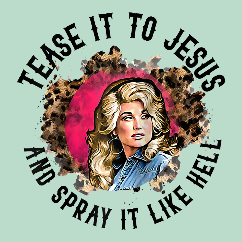 Tease It To Jesus And Spray It Like Hell Leopard Western Raglan Baseba Premium Hoodie by ArtChic | Teevron