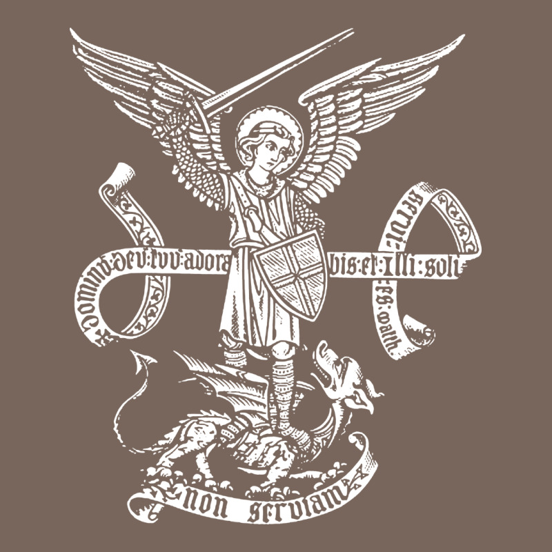 St Michael Archangel Catholic Angel Defend Us Premium Hoodie by ArtChic | Teevron