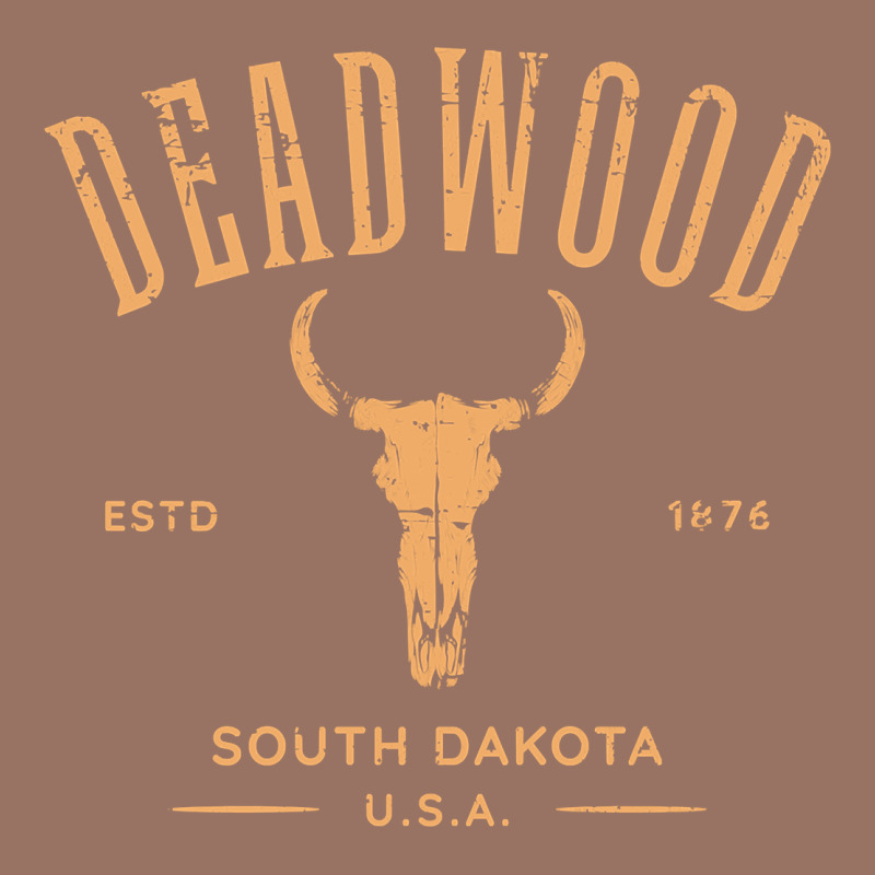 Deadwood South Dakota Usa Vintage Distressed Style Design Long Sleeve Premium Hoodie by StudioElite | Teevron