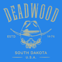 Deadwood South Dakota Usa Distressed Skull Design Souvenir Premium T S Premium Hoodie | Teevron