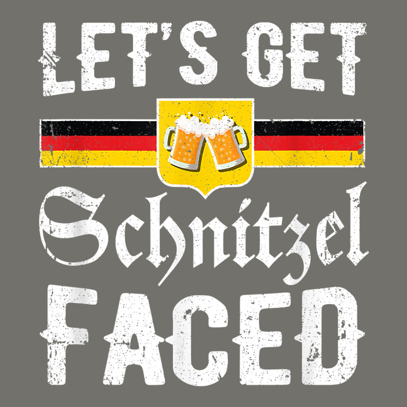 Lets Get Schnitzel Faced Men Women Vintage Oktoberfest T Shirt Premium Hoodie by StudioElite | Teevron