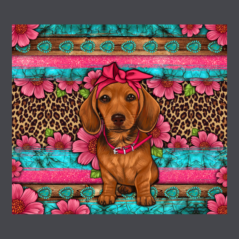 Dachshund Puppy Floral Long Sleeve Tee by Artiststas | Teevron