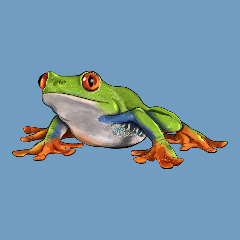 Red Eyed Tree Frog Urban Heavy Tee by LillyAllenDesigns | Teevron