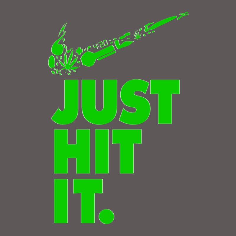 Just Hit It Cannabis Weed Vintage Retro Design For Weed Lover Premium Hoodie by SnappyArt | Teevron