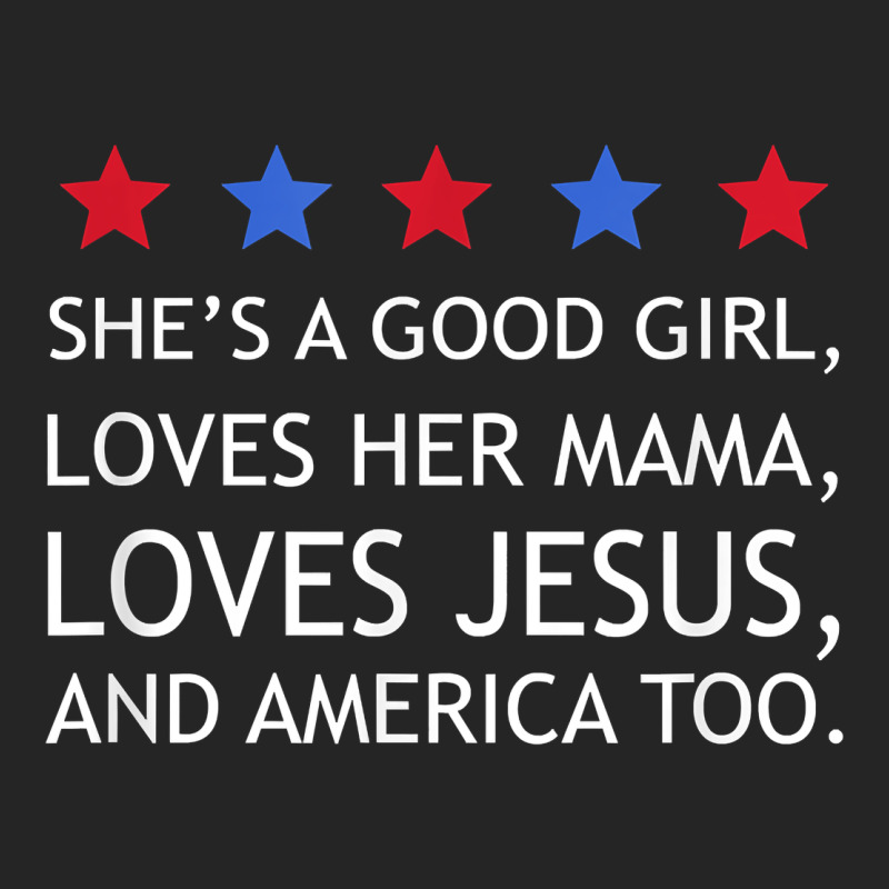 She's A Good Girl, She's Loves Her Mama, Loves Jesus T Shirt Premium Hoodie by FloraArt | Teevron