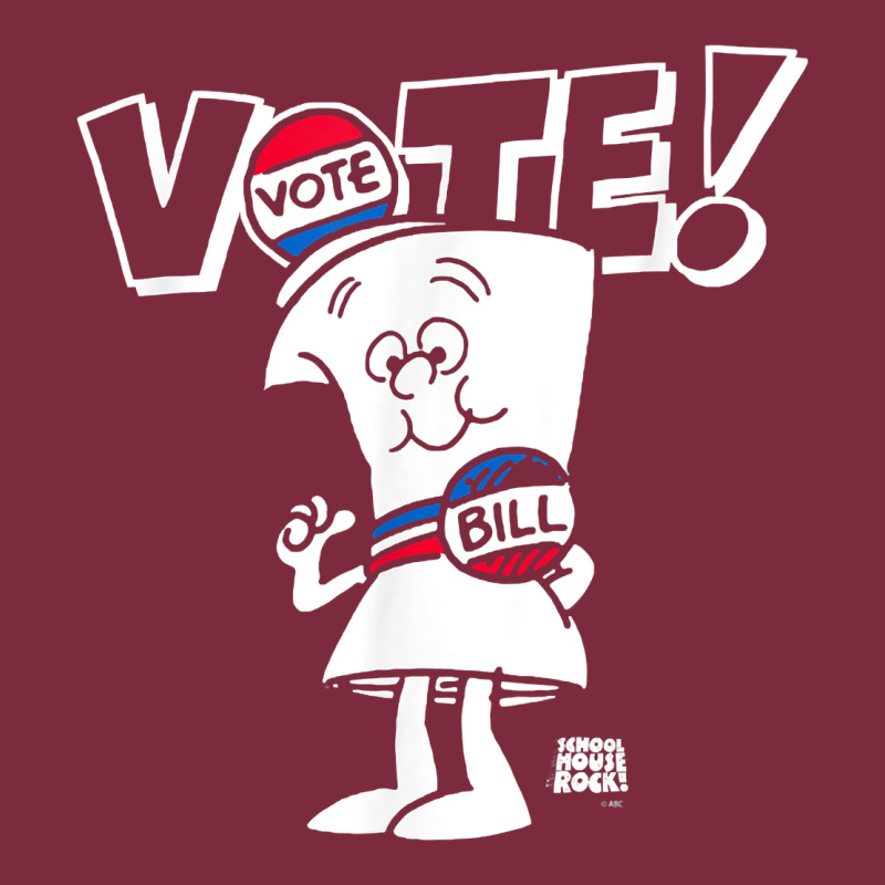 Schoolhouse Rock Vote With Bill With White Type T Shirt Premium Hoodie by FloraArt | Teevron