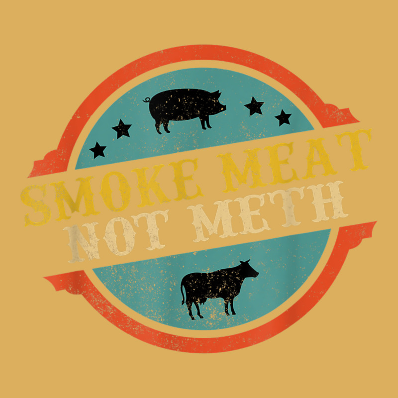 Smoke Meat Not Meth Funny Bbq Grill Lover Meat Lover Retro Premium Hoodie by FloraArt | Teevron