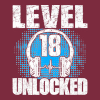 Level 18 Unlocked Birthday 18 Years Gamer Premium T Shirt Premium Hoodie | Teevron