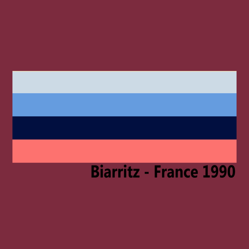 Biarritz France 1990 Premium Hoodie by FloraArt | Teevron