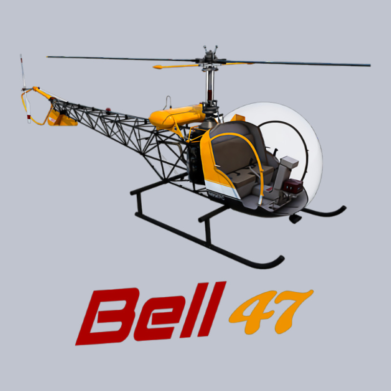 Bell 47 Helicopter Premium Hoodie by ArtMosaic | Teevron