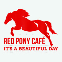 Red Pony Cafe, Funny Cute Horse Lover Premium Hoodie | Teevron