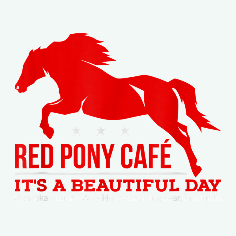 Red Pony Cafe, Funny Cute Horse Lover Premium Hoodie by ArtMosaic | Teevron