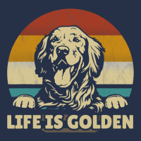 Golden Retriever Dog Life Is Golden Retro Vintage Premium Hoodie | Teevron