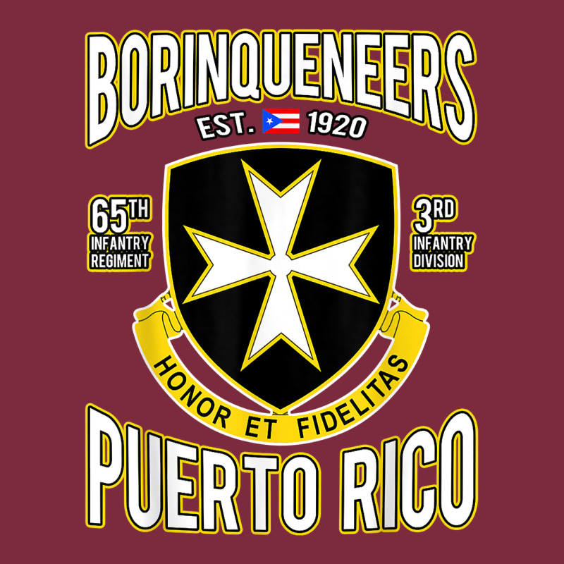 Borinqueneers Puerto Rico Flag Honor Et Fidelitas Premium Hoodie by ArtMosaic | Teevron