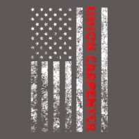 Union Carpenter With A Vintage American Flag For Fans Premium Hoodie | Teevron