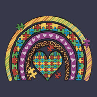 Autism Awareness Heart Leopard Rainbow Long Sleeve Tee | Teevron