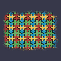 Autism Awareness Background Long Sleeve Tee | Teevron
