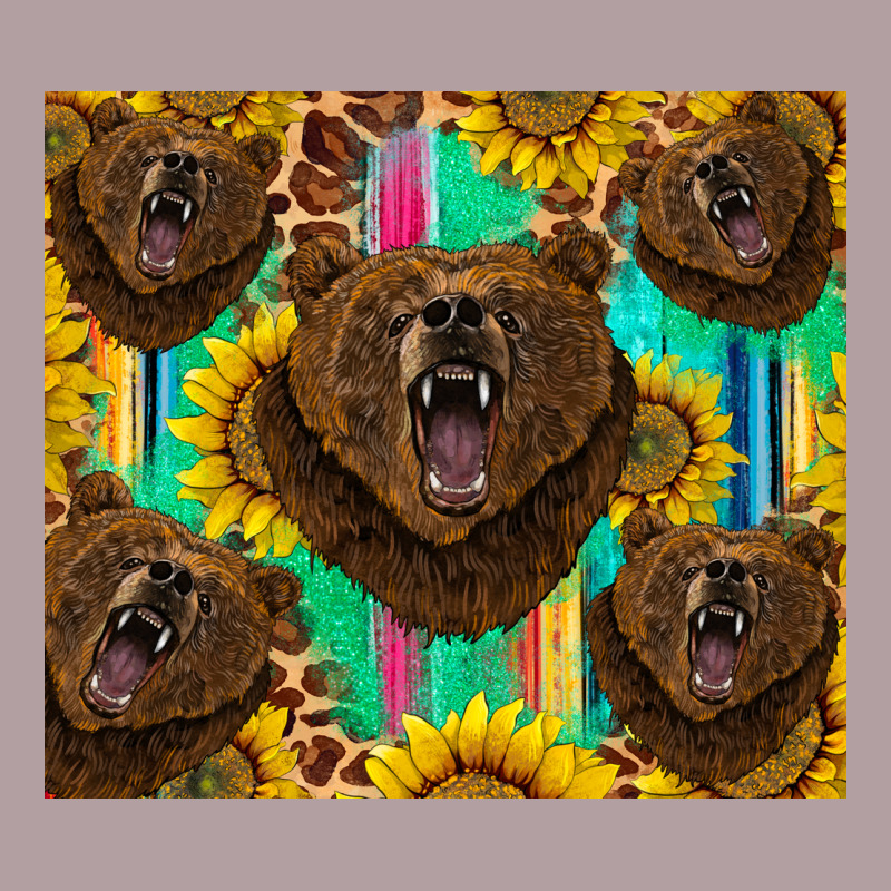 Bear Tumbler Vintage Hoodie by BarkalooDesign | Teevron