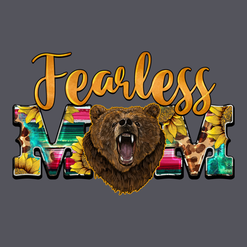 Fearless Mom Bear Vintage Hoodie by BarkalooDesign | Teevron