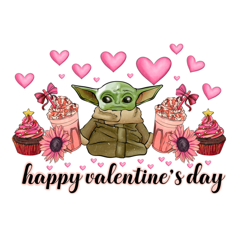 Happy Valentines Day Yoda Premium Tee by CowhideDigitalArt | Teevron