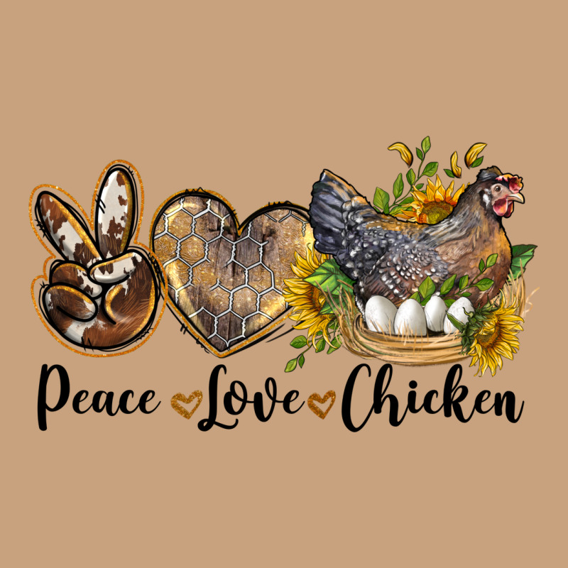 Peace Love Chicken Vintage Tee by LillyAllenDesigns | Teevron