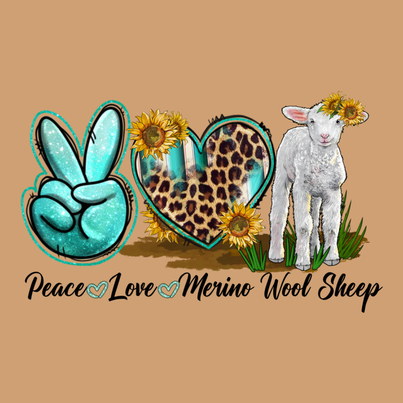 Peace Love Merino Wool Sheep Vintage Tee by LillyAllenDesigns | Teevron