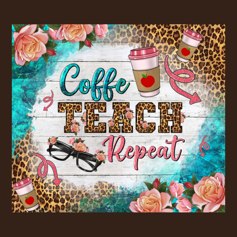 Coffee Teach Repeat Tumbler Heavy Core Tee by BundleAndBundleShop | Teevron